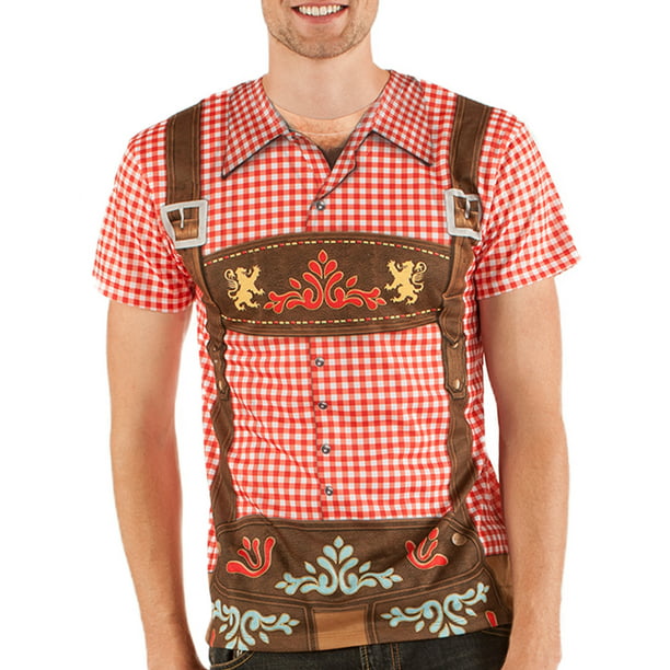Old Glory Oktoberfest German Folk Hat Mens T Shirt 